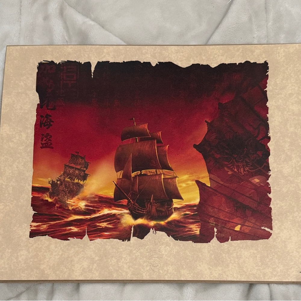 Disney Design Group “Pirates of the Caribbean” Ships Limited Lithograph Print